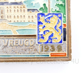 Geboortetegel Prinses Irene 5 augustus 1939 - Nieuwe Vreugd - 13 x 13 x 1 cm - origineel