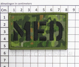 MED patch MEDIC op NFP Green  - met klittenband -afmeting 8 x 5 cm.