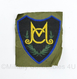 MC Militaire Colonne embleem model tot DT 2000 - ongevouwen - 7 x 6,5 cm - origineel