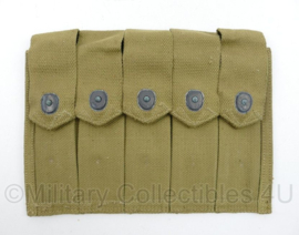 Thompson magazijntas pouches 5 vakken khaki - origineel WO2