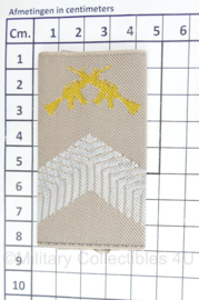 Zeldzame kl Desert Olk epaulet - Korporaal Cavalerie en Militaire administratie - 7,5 x 4,5 cm - origineel