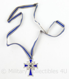 WO2 Duits Mutterkreuz im silber met lint - origineel