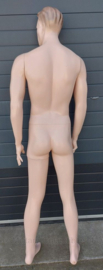 Mannelijke paspop heren mannequin - 192 cm lang