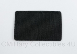 Tactical PVC patch white on black - 8 x 5 cm