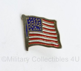 US Army Amerikaanse vlag speld metaal - 2 x 2 cm - origineel
