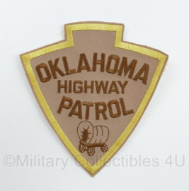 Amerikaanse Politie embleem American Oklahoma Highway Patrol patch - 12 x 11,5 cm - origineel