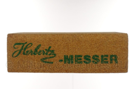 Herberts-Messer mesblok - 25 x 15 x 8 cm - origineel