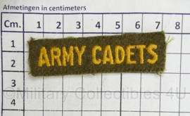 Britse leger Army Cadets shoulder title - 7 x 2 cm - origineel