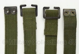 Bepakking riemen - set van 4 stuks - groen - origineel Nederlands leger