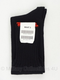 Nederlandse leger sokken Sok wol Dik zwart "Superwash - 70% wol, 30% polyamide - zwart - maat 3 - nieuw - origineel