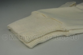 Nederlands leger katoenen handschoenen creme wit Binnenhandschoen NBC  - ook handig bij creme op handen - ongebruikt - origineel