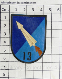 Belgische luchtmacht embleem Wing 13. Missiles Duren (D) - 6 x 4,5 cm - origineel