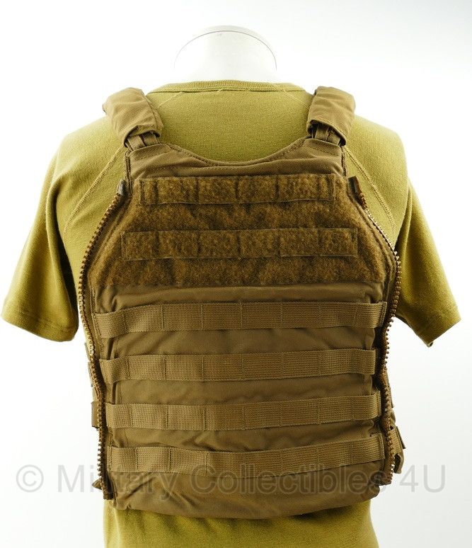 Velocity Systems SC10 Tactical Vest Coyote - SCARAB LE Front - SCARAB LT Back - CBN3 - Front Flap - maat Large - licht gebruikt - origineel