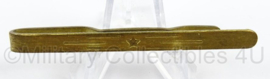 Dasspeld Bulgaars of Russisch - goudkleurig - afmeting 1 x 6,5 cm - origineel