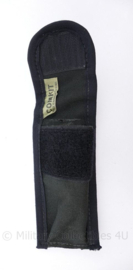 Britse politie koppeltas - zwart - licht gebruikt - 7 x 3 x 14 cm - merk Comkit - origineel