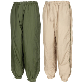 Britse leger Snug Iso overbroek Isobroek Trouser Thermal OMKEERBAAR groen/ khaki  - Medium -nieuwstaat - origineel
