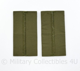 Defensie Stafadjudant GVT epauletten paar -  9 x 4,5  cm -origineel