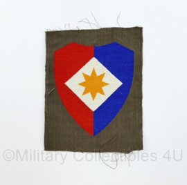 Defensie eenheid mouw embleem Officieren van de staf van het 1e legerkorps ongevouwen - groot model- model tot 2000 -  9 x 7 cm - origineel