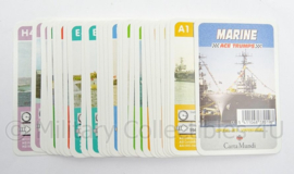 Marine ACE TRUMPS Kaartspel in doosje - afmeting 6,5 x 10 cm - origineel