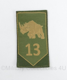 Defensie 13 MECHBAT 13 Gemechaniseerde Brigade embleem met klittenband - origineel