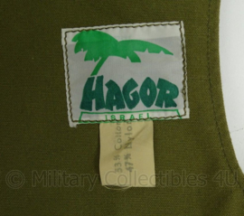 Israelische leger Tactical vest met tasjes en veldfles - groen - maat verstelbaar - origineel