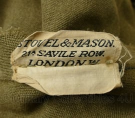 WO2 Britse Service Trouser Stovel & Mason London - 80 cm. buikomtrek - origineel