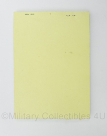 KMARNS Korps Mariniers Message Book Royal Neth Marines Corps - 15 x 10,5 cm - origineel