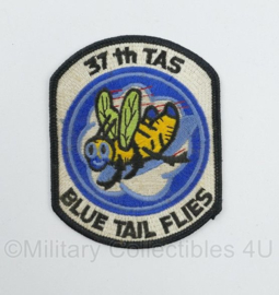 USAF US Air Force 37th TAS Blue Tail Flies patch - 9,5 x 7,5 cm - origineel