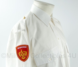 Nederlandse Brandweer LFR overhemd wit met emblemen - lange mouw - maat 40-5 - nieuw - origineel