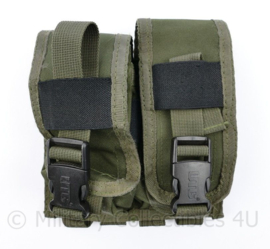 UTG double magazin pouch Groen  Defensie of Korps Mariniers - nieuwstaat -  18 x 6 x 18 cm - origineel