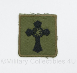 Defensie embleem Aalmoezenier - 5 x 4,5 cm - origineel