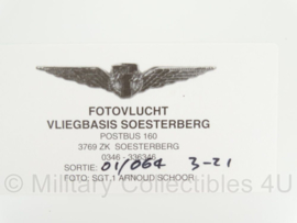KLu Luchtmacht  foto op kunststof FOTOVLUCHT Vliegbasis Soesterberg - 30 x 40 cm - origineel
