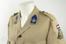 KL VN tropen tenue jasje met korte mouw en twee broeken Verbindingsdienst - maat Medium - nieuw - origineel