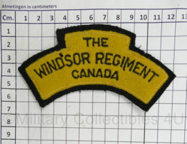 Canadese leger The Windsor Regiment Canada shoulder title - 12 x 6,5 cm - origineel