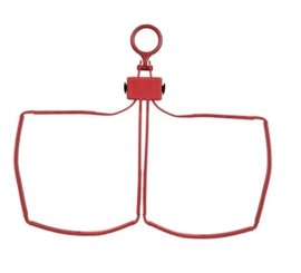 Defensie rode oefen handboeien merk ASP Tri-fold handcuff - Tri-Fold Restraints, Training - origineel