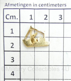 Vissersboot speld - 2 x 1,5 cm - origineel