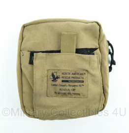 Nederlandse Leger en US Army MOLLE Coyote NAR medic pouch - 20 x 18 x 8 cm - origineel