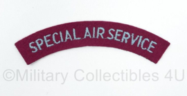 British Army shoulder title ENKEL SAS Special Air Service - 13 x 4 cm - origineel