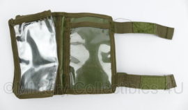 101 INC wrist office pouch and map case woodland  - NIEUW