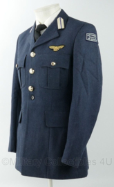 Britse RAF Royal Air Force Uniform Man's No. 1 Dress met insignes Northumbria Universities - maat Small - gedragen - origineel