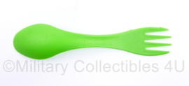 Spork groen - nieuw gemaakt - 17 x 4 cm