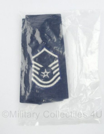 USAF US Air Force epauletten PAAR Master Sergeant - nieuw in verpakking - 11 x 6 cm - origineel
