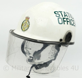 Mersey Regional Ambulance Service Rescue helm STATION OFFICER  - wit -  verstelbaar maat 54 - 62 cm  - origineel