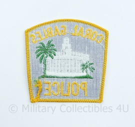 US Coral Gables Police patch  - 7,5 x 8,5 cm -  origineel