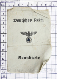 Wo2 Duitse Kennkarte uit  1942  -  origineel