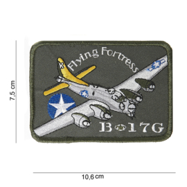 Embleem B17 "flying fortress"10,6 x 7,5 cm.