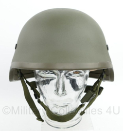 M92 M95 composiet helm B826 ballistische helm - Nieuwste model productie 2020 donkergroen - Ongedragen -  maat Large = 58 tm. 60 cm. -  origineel