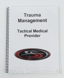 Simmec Trauma Management Tactical Medical Provider handboek manual - 22 x 1 x 28 cm - origineel