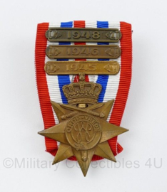 Ereteken voor orde en Vrede met gesp 1945 1946 1948 - 7,5 x 4,5 cm - TOPSTAAT -origineel