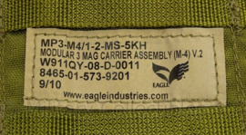 KL Nederlandse leger en US Army Modular 3 Mag Carrier Assembly (M-4) V.2 Eagle Industries - ongebruikt - origineel